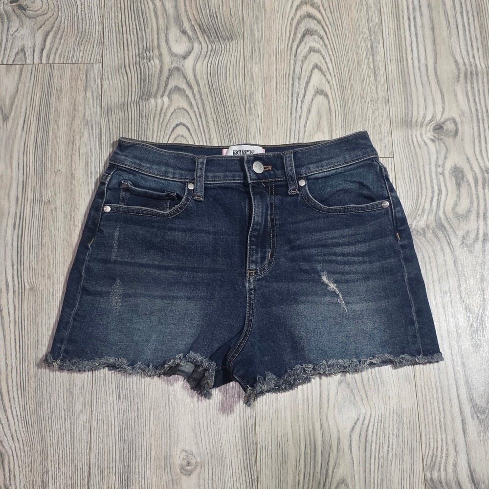 PINK Victoria's Secret Distressed Denim Shorts – Size 4